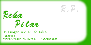 reka pilar business card